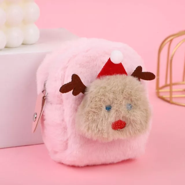 Peluche Petit portefeuille Sac de rangement pour écouteurs