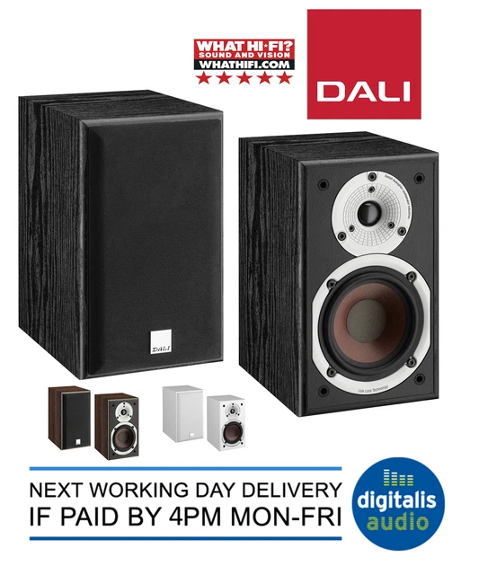 DALI SPEKTOR 1 Bookshelf Speakers Available in Black, Walnut or White £