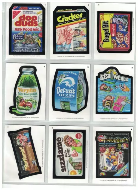 2022 Topps Wacky Packages Old School 10 Complete Set Of 31 Cards New 04-13-2022