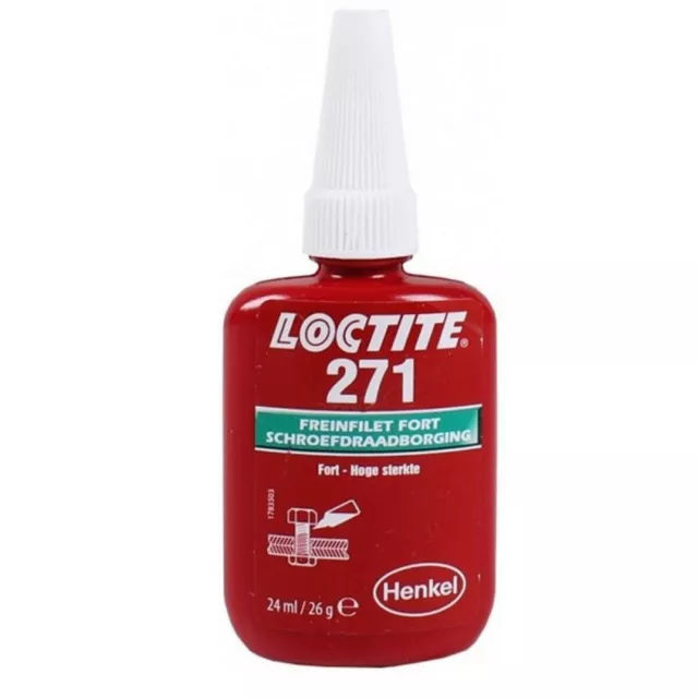 Frein Filet Fort Professionnel Haute Resistance 24 Ml Loctite 271