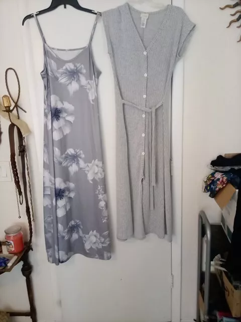 Lot Of Two Summer Maxi Dresses Size Medium