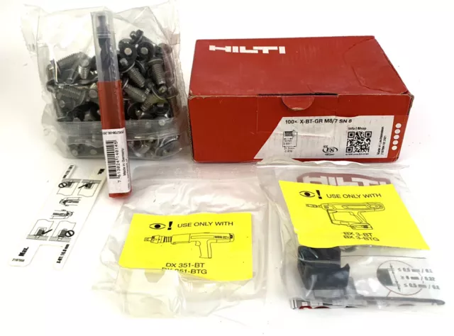 HILTI Threaded stud X-BT-GR M8/7 SN 8 100 Pieces Item # 2194344