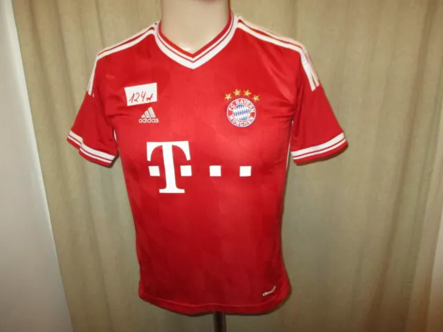FC Bayern München Original Adidas Heim Kinder Trikot 2013/14 "-T---" Gr.152 TOP
