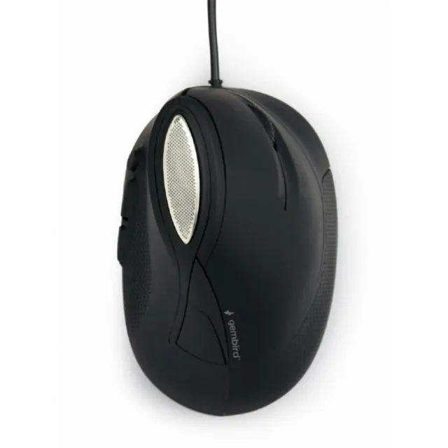 Mouse With Cable And Optical Sensor Gembird Mus-Ergo-03. 3200 Dpi B... NEW