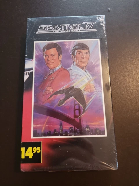 SEALED RARE OOP Star Trek IV VHS The Voyage Home WILLIAM SHATNER Leonard Nimoy !