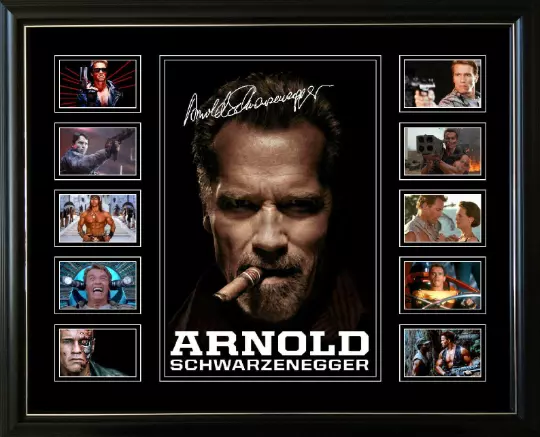 Arnold Schwarzenegger Signed Limited Edition Framed Memorabilia