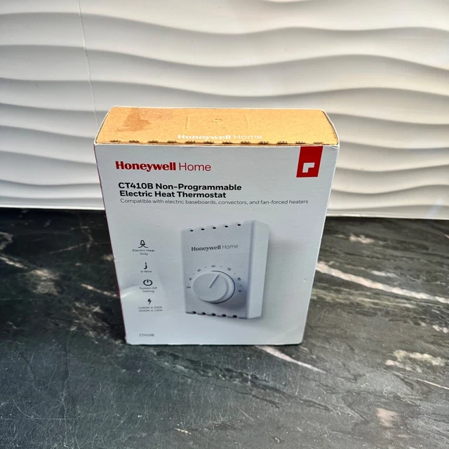 HONEYWELL HOME CT410B Manual NonProgrammable Electric Heat Thermostat