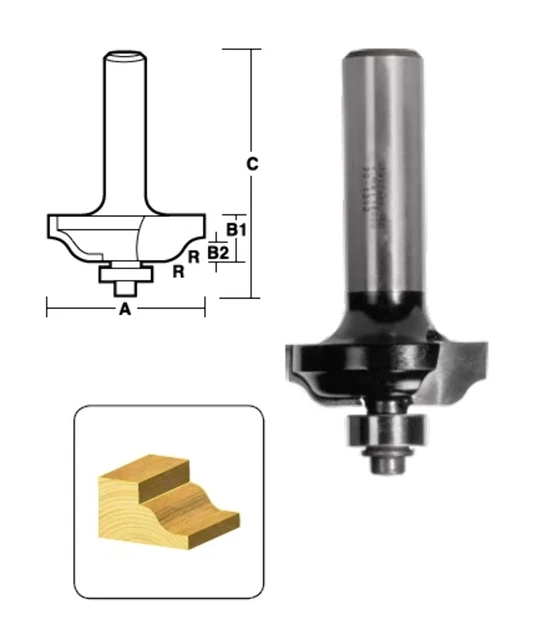 Roman Ogee Router Bits | TS5700 Series