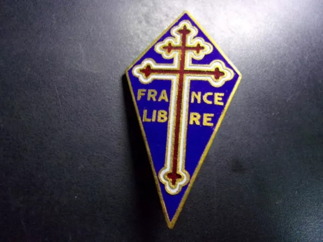 Perchoir FRANCE LIBRE ( 50 x 26 mm. )