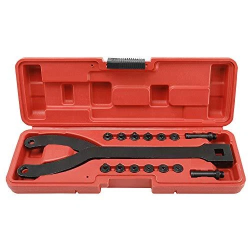 8MILELAKE Variable Pin Spanner Wrench 15 Piece Adjustable Fan Clutch Pully Ho...