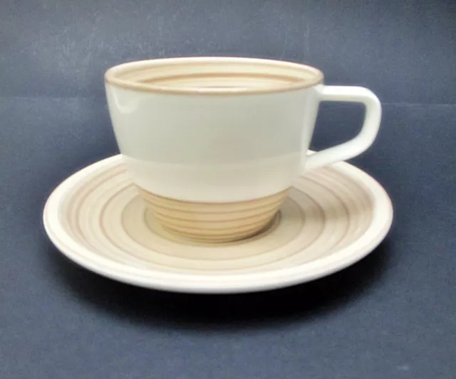 Kaffeetasse mit Untertasse Artesano Nature beige Villeroy & Boch V & B unbenutzt