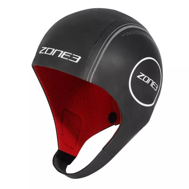 ZONE3 Neoprene Heat Tech Warmth Swim Cap With Ajustable Strap For Men/Women O...