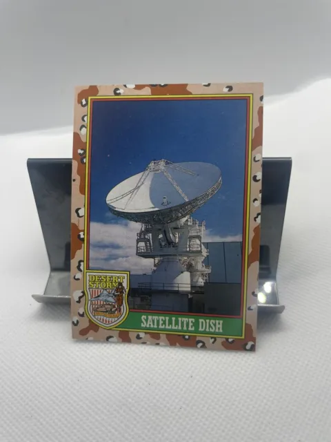 1991 Satellite Dish 72 Desert Storm Topps Trading Card Game TCG CCG