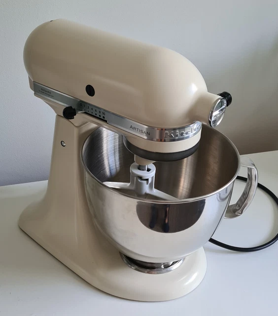 KITCHEN AID STAND Mixer Artisan 4.8L Fresh Linen Colour £236.00
