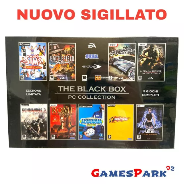 THE BLACK BOX PC COLLECTION PC GAMES COMPUTER GIOCO NUOVO PER Italiano PAL DI DA