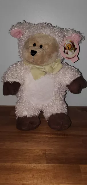 Starbucks Coffee Bearista Bear Collection 83rd Edition New Lamb Plush 10" 2009