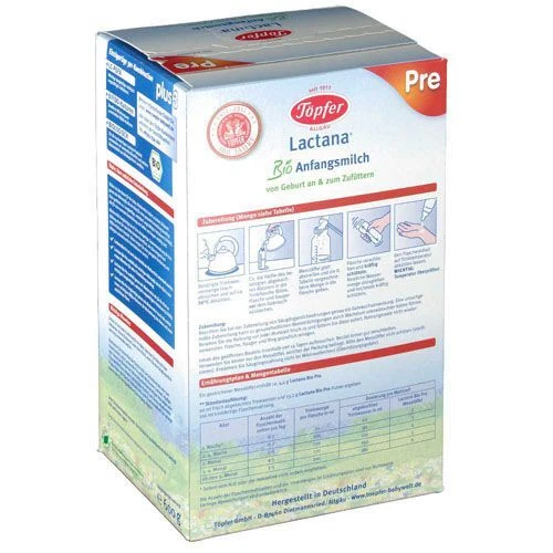 TÖPFER Lactana Bio Pre Pulver 600 g 06081873
