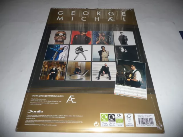 George Michael - Official 2022 Calendar (Danilo) SEALED 2