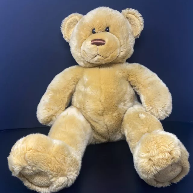 Animal Alley Tan Teddy Bear Plush 20" Large Stuffed Animal Toys R Us 2000 Vtg