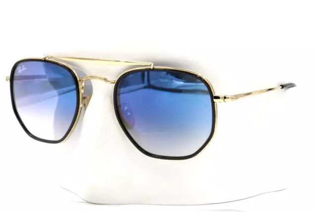 Ray-Ban The Marshal II Arista Clear Gradient Blue Sunglasses RB3648M 91673F 52 Ray-Ban The Marshal II Arista Clear Gradient Blue Sunglasses RB3648M 91673F 52