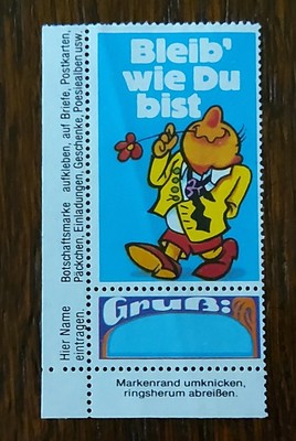 Duplo Hanuta Botschaftsmarke "Bleib' wie Du bist" 70er Jahren