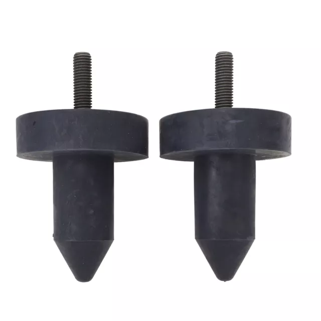 2PCS Hood Pin Set Polyurethane Rubber Stainless Steel 924‑5410 Replacement For