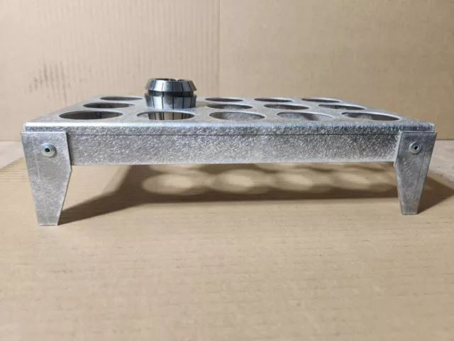 ER40 Collets Stand Holder, hold up to 15 collets, made in usa.