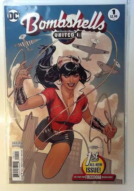 Bombshells: United #1 DC Comics (2017) VF/NM 1st Print Comic Book