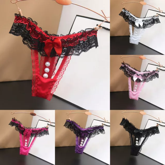 Womens Cotton Underwear Bikini Style Women's Low Waist Mesh Briefs Solid Color