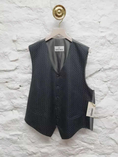 Wilvorst. Waistcoat.  Brand New With Tags £59.95. 46 Regular. Grey