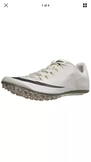 Nike Zoom 400 Track Spikes White/Flash Crimson AA1205-100 New Men's Size 15