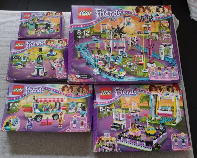 LEGO Friends 5er Set Freizeitpark (41130, 41127, 41128, 41129, 41233)
