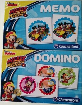 4 Activités Clementoni Disney Memo Puzzle Cubes Dominos Malette Multi Jeux 