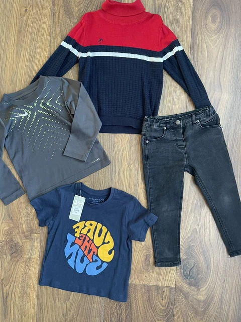 Zara River Island Nike Primark set outfit ragazzi taglia 2-3 anni