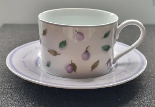 Marks & Spencer Berries And Leaves 6 x Cups and Saucers  New