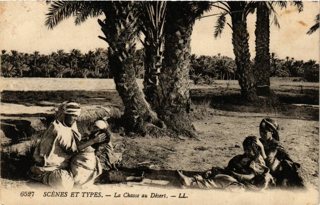 CPA AK LL 6527 Scenes and Types - The Desert Hunt ALGERIA (793570)