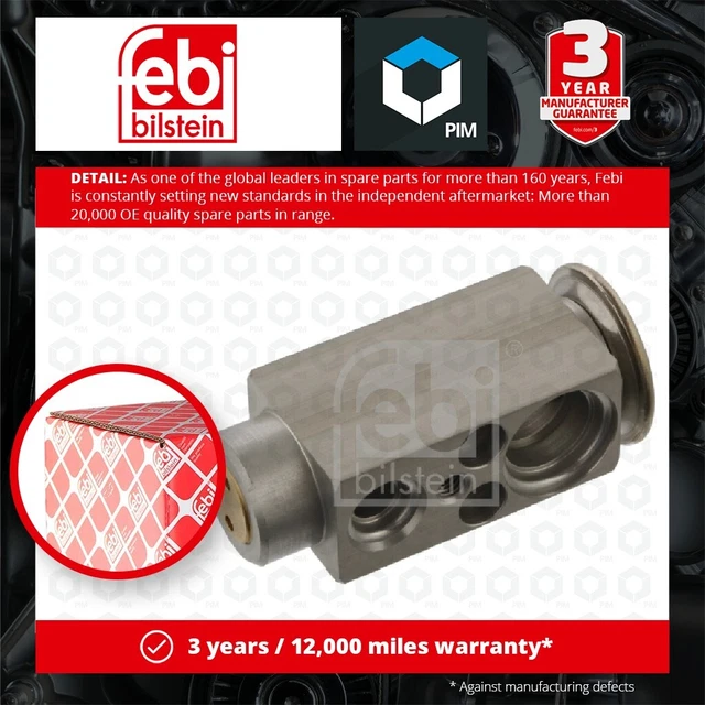 Valvola di espansione Air Con adatta a BMW 740 E38 4.4 97-01 condizionamento CA Febi nuova