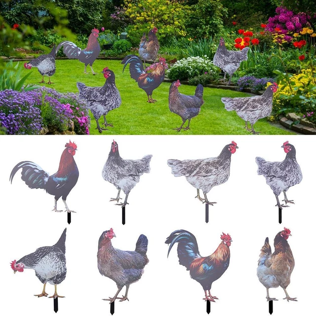 de poulet Sculptures Ornements de jardin Décor d'art de cour Statues Coq