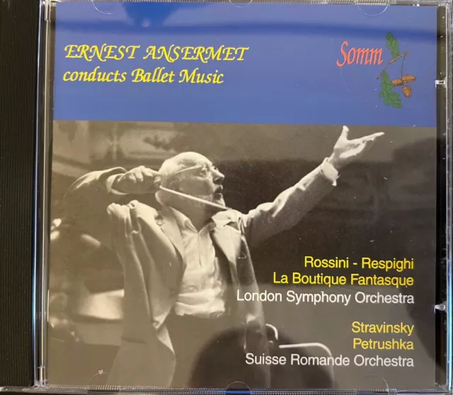 ERNEST ANSERMET - Conducts Ballet Music - London SO etc. CD AS NEW! Somm