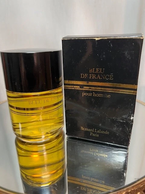 BERNARD LALANDE BLEU de France Pour Homme Vintage Rare Eau de