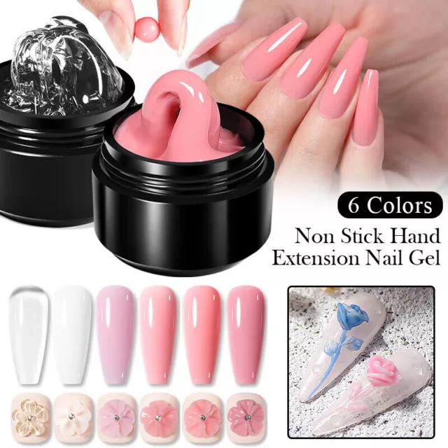 Quick Building Gel For Nails Extension Acrylic Uv Builder Polish Thick Nail Art