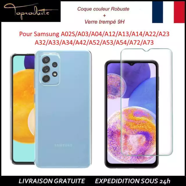 Coque Silicone pour Samsung A03 A04 A12 A13 A14 A22 A23 A33 A34 A52 A53 A54 A73