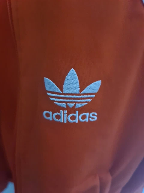 Adidas Top Tracksuit Jacket orange Girls Age 7-8 5