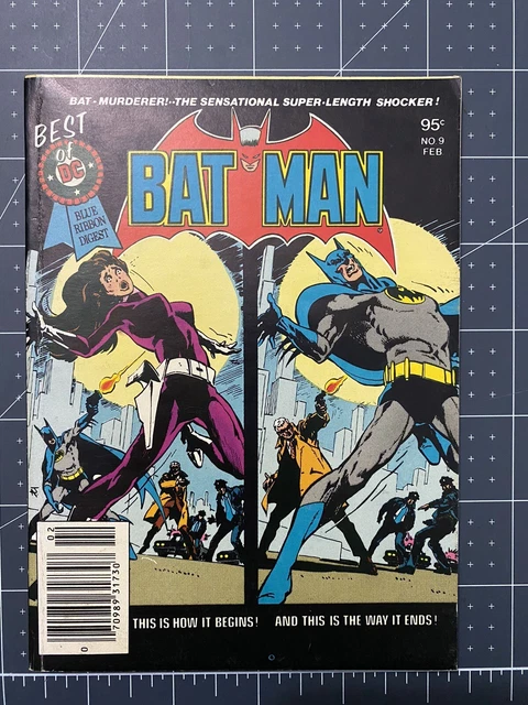 Best of DC Blue Ribbon Digest #9 (1981) Batman 🔥 🗞️