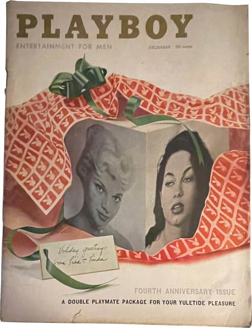 PLAYBOY MAGAZINE DECEMBER 1957 Centerfold Linda Vargas, acceptable