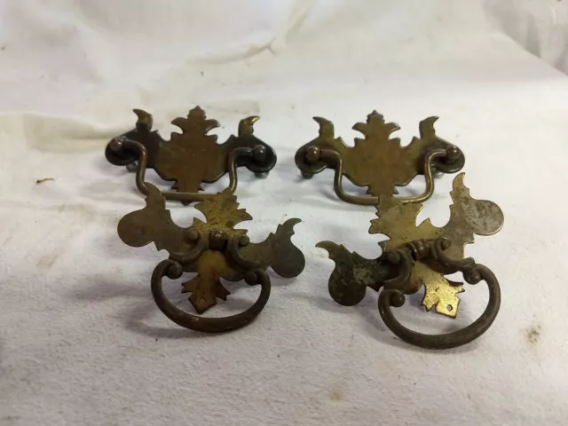 Antique  Furniture Chippendale Drawer Pulls! BEAUTIFUL! Hardware reclaimed