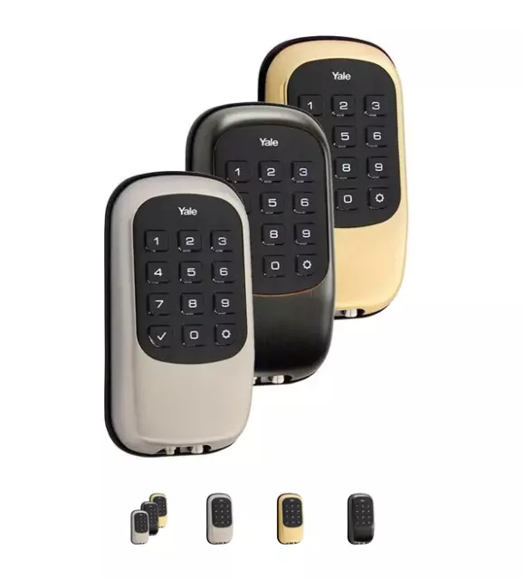 Yale Real Living B1L Digital Key-Free Push Button Deadbolt Door Lock with Z-Wave