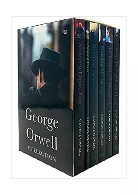 George Orwell Complete Collection 6-Book Set Burmese Days Animal Farm Paperback