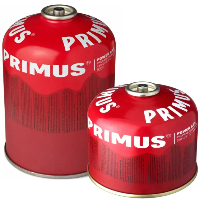 Primus Power Gas Cylinder Cartridges - 230g & 450g