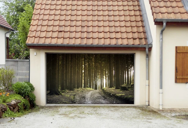 3D Forest Fallen Leaves 196 Garage Door Mural